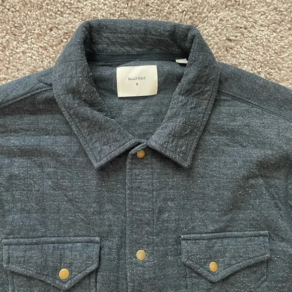 Billy Reid Blue Lightweight Quilted Jacket - Picture 2 of 5